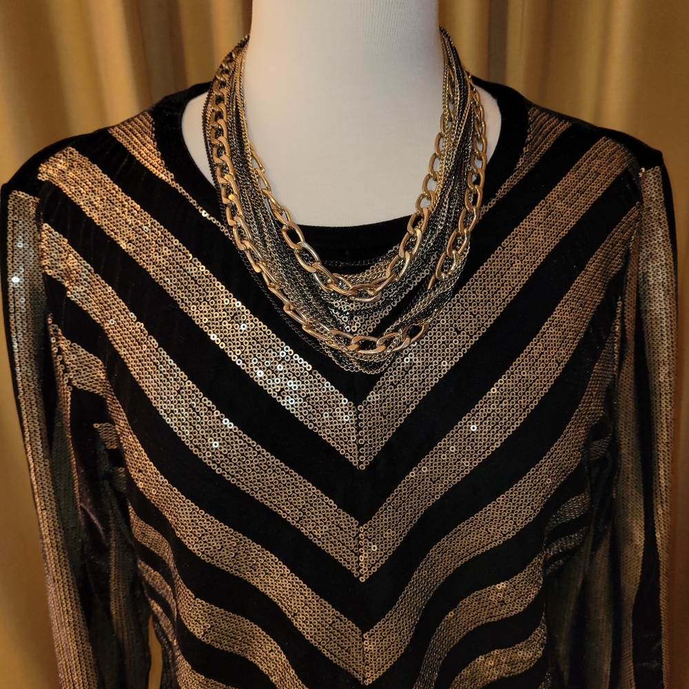 INC EVENING BLOUSE - Picture 2 of 7